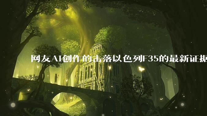 网友AI创作的击落以色列F35的最新证据照片，这次是真的了吧？