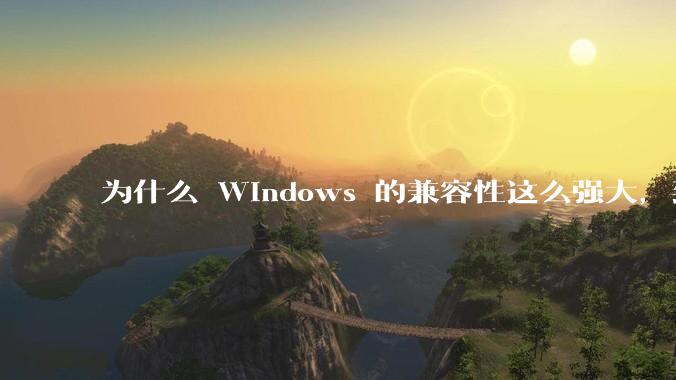 为什么 Windows 的兼容性这么强大，到底用了什么技术？