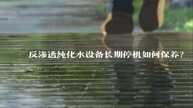 反渗透纯化水设备长期停机如何保养？