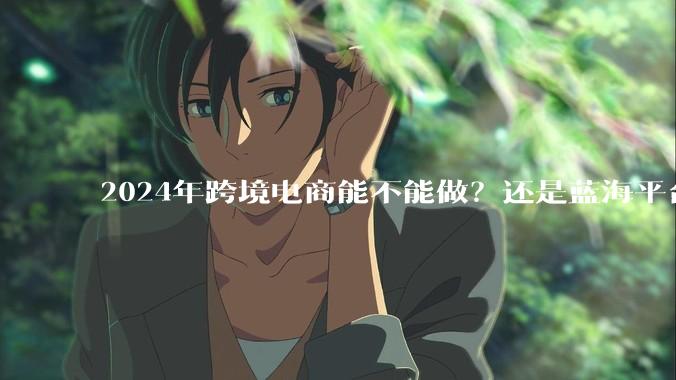2024年跨境电商能不能做？还是蓝海平台吗？ - *