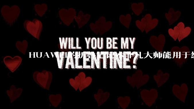 HUAWEI的折叠笔记本非凡大师能用于编程吗?