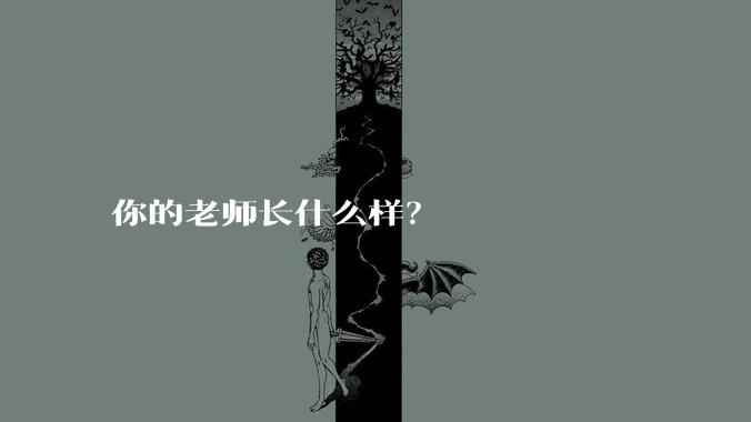 你的老师长什么样？