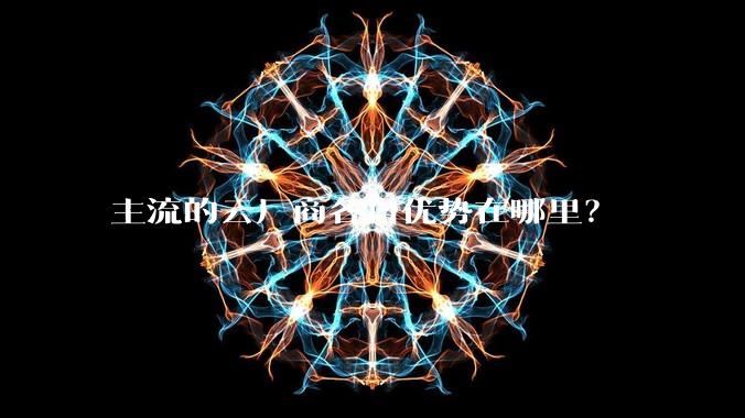 主流的云厂商各自优势在哪里？