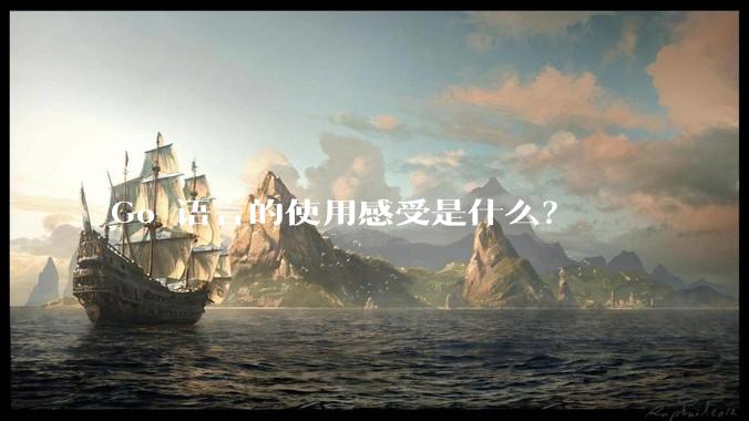 Go 语言的使用感受是什么？